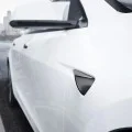 Защитни капачета за камери Spigen (2 бр.) Front Fender Camera Cover (ACP07124) - за Tesla Model 3 Highland / Y Juniper, водоустойчиви, карбонов ефект - Черен