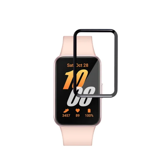 Защитно фолио за Samsung Galaxy Fit3 - Nano Flex (2 броя) - Techsuit - Черен