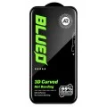 Извит стъклен протектор за iPhone 18 Pro - Anti-Peep AR Privacy 3D Curved Glass - Blueo - Черен