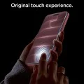 Извит стъклен протектор за iPhone 18 Pro / iPhone 17 Pro / iPhone 17 / iPhone 16 Pro - 3D Full Display Curved Edge AR Glass + Applicator Pro - Blueo - Черен