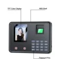 Yesido - Attendance Machine (KM30) - Face, Fingerprint, Palm Vein, Card, Password, Display, Dual-camera, 1000 Users - Black